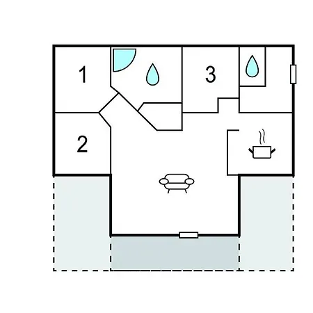 3 Bedroom Awesome In Hébergement de vacances *